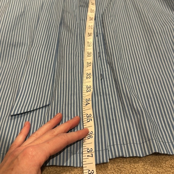 WhiteHouse Blackmarket outlet blue vertical stripe work dress in great condition - Picture 4 of 5